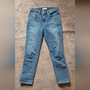 Madewell Roadtripper Slim Blue Ankle Jeans 26